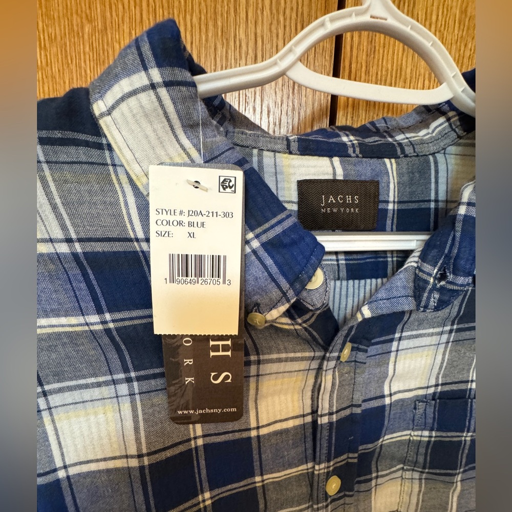 Jach’s  Blue Plaid Shirt